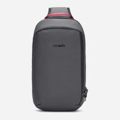 Акція на Сумка слінг через плече чоловіча тканинна велика Pacsafe Vibe 325 sling pack 60221144 Графітова від Rozetka