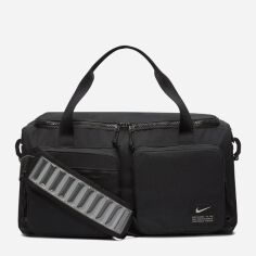 Акція на Спортивна сумка чоловіча тканинна Nike ACDMY TEAM L HDCS CK2795-010 Чорна/Сіра від Rozetka