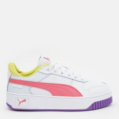 Акція на Кеди дитячі Puma Carina Street 39384609 37 Puma White/Passionfruit/Puma Silver від Rozetka