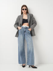 Акція на Джинси Baggy жіночі Zeo Basic ZO4110 38 Блакитні від Rozetka