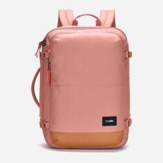 Акція на Рюкзак тканинний 34 л вміщує формат А4 PacSafe GO Carry-on Backpack 35155 Рожевий від Rozetka