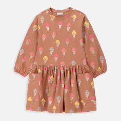 Акция на Дитяче плаття для дівчинки Coccodrillo Summer Camp Kids WC4129102SCK-033 92 см Пудровий/Рожевий от Rozetka