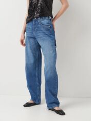 Акція на Джинси Baggy жіночі Zeo Basic 4093 36 Блакитні від Rozetka