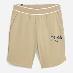 Акция на Шорти довгі чоловічі Puma Squad Shorts 9 Tr Prairie Tan 678975-83 XL Бежеві от Rozetka