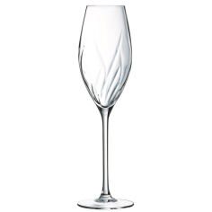Акція на Набор бокалов для шампанского 4х240 мл Swirly Cristal D Arques V2830 від Podushka
