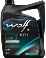 Акція на Моторне масло Wolf Officialtech 5W30 C2 5L від Y.UA