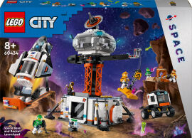 Акция на Конструктор LEGO City Космічна база й стартовий майданчик для ракети (60434) от Будинок іграшок