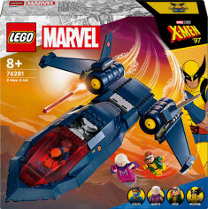 Акция на Конструктор LEGO Marvel X-Jet Людей Ікс (76281) от Будинок іграшок