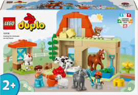 Акция на Конструктор LEGO DUPLO Town Догляд за тваринами на фермі (10416) от Будинок іграшок