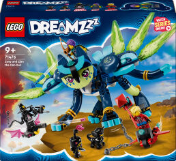 Акція на Конструктор LEGO DREAMZzz Зоуі й котосова Зіан (71476) від Будинок іграшок