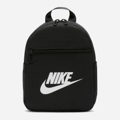 Акция на Жіночий рюкзак спортивний тканинний Nike WNSW FUTURA 365 MINI BKPK CW9301-407 6 л Чорний от Rozetka