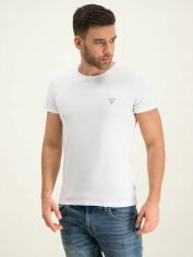 Акція на Набір футболок бавовняних довгих чоловічих Guess 287533808 2XL 2 шт Білий від Rozetka