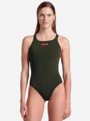 Акция на Купальник суцільний жіночий Arena Team Swimsuit Swim Pro Solid 004760-900 40 Чорний от Rozetka
