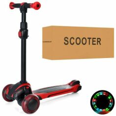 Акция на Самокат Scooter X1-BR Maxi черный с красным от Stylus