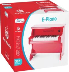 Акция на Детское электронное пианино New Classic Toys 25 клавиш, красное (10160) от Stylus