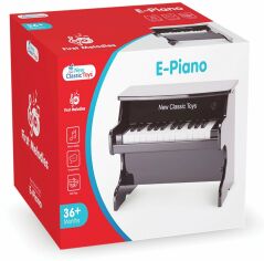 Акция на Детское электронное пианино New Classic Toys 25 клавиш, черное (10161) от Stylus