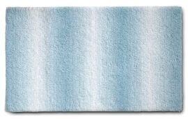Акція на Коврик для ванной Kela Ombre морозно-голубой 100х60х3.7 см (23570) від Stylus