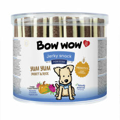 Акція на Лакомство для собак Bow wow палочки с рисом и белком насекомых 35 шт. (BW161) від Stylus