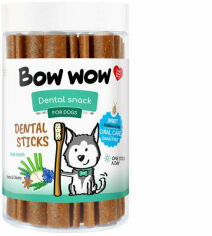 Акция на Лакомство для собак Bow wow Dental палочки с белком насекомых инулином и травами 12 см 380 г 15 шт. (BW905) от Stylus