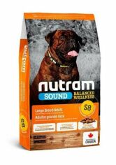 Акция на Сухой корм Nutram Sound Bw для собак крупных пород с курицей и овсянкой 20 кг (S8_(20kg)) от Stylus