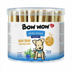 Акція на Лакомство для собак Bow wow палочки с рисом и птицей 35 шт. (BW165) від Stylus