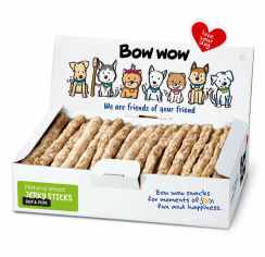 Акція на Лакомство для собак Bow wow натуральные палочки с рубцом 50 шт. box (BW309) від Stylus