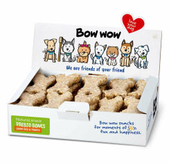 Акция на Лакомство для собак Bow wow натуральные косточки из печенки птицы и виноградных косточек 30 шт. box (BW302А) от Stylus