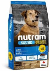 Акция на Сухий корм для собак Nutram Sound Bw з куркою та коричневим рисом 20 кг (S6_(20kg)) от Y.UA