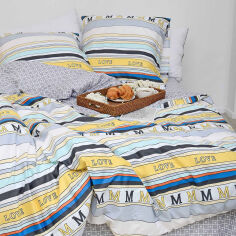 Акция на Подростковое постельное белье 535 сатин-твил Вилюта Подростковый комплект от Podushka