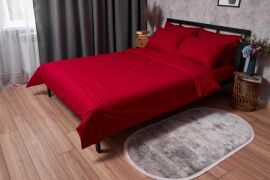 Акція на Комплект постільної білизни Moon&Star Бязь Gold Люкс Cherry Red King Size 220x240 см наволочки 2х70х70 см (MS-820003117) від Rozetka