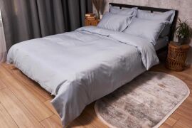 Акція на Комплект постільної білизни Moon&Star Satin Premium Skyline Сімейний 143х210х2 см наволочки 2х40х60 см (MS-820003875) від Rozetka
