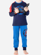 Акція на Піжама (кофта + штани) дитяча DoReMi 002-000702 110 см Синя від Rozetka
