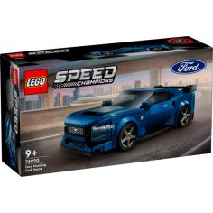 Акция на Конструктор LEGO Speed ​​Champions Спортивный автомобиль Ford Mustang Dark Horse от MOYO