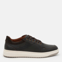 Акция на Чоловічі кеди низькі Prime Shoes 12-453-30384 40 26.5 см 453 Brown Leather от Rozetka