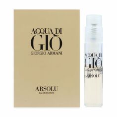 Акция на Giorgio Armani Acqua di Gio Absolu Парфумована вода чоловіча, 1.2 мл (пробник) от Eva