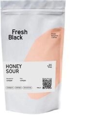 Акція на Кава в зернах суміш Fresh Black Honey Sour 200 г від Rozetka