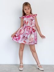 Акція на Дитяча літня сукня для дівчинки Ласточка 23_1003 134 см Рожева від Rozetka