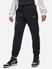 Акція на Спортивні штани жіночі Nike Jordan Fleece Jordan Pant FN5440-010 L Чорні від Rozetka