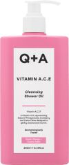 Акция на Вітамінізована олія для душу Q+A Vitamin A.C.E Cleansing Shower Oil 250 мл от Rozetka