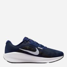 Акция на Чоловічі кросівки для бігу Nike Downshifter 13 FD6454-400 45 (11US) 29 см Темно-синій/Білий от Rozetka