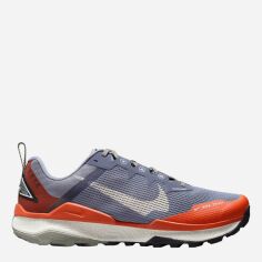 Акція на Чоловічі кросівки для бігу Nike React Wildhorse 8 DR2686-006 41 (8US) 26 см Сірі/Помаранчеві від Rozetka