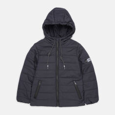 Акція на Дитяча демісезонна куртка для хлопчика Одягайко 22742-у 128 см Чорна від Rozetka