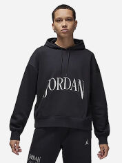 Акция на Худі жіноче Nike W J Brkln Flc Jordan Po FN5434-010 M Чорне от Rozetka