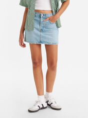 Акція на Спідниця джинсова міні літня пряма жіноча Levi's Icon Skirt A4694-0003 31 Front And Center від Rozetka