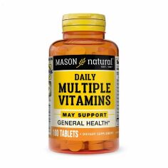 Акція на Дієтична добавка вітаміни в таблетках Mason Natural Daily Multiple Vitamins, 100 шт від Eva