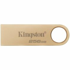 Акція на Накопитель USB 3.2 Kingston 256GB Gen1 DT SE9 G3 Gold (DTSE9G3/256GB) від MOYO