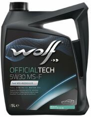 Акция на Моторне масло Wolf Officialtech 5W30 MS-F 5L от Y.UA