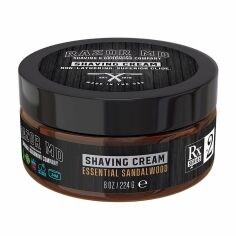 Акция на Чоловічий крем для гоління Razor MD Shaving Cream Essential Сандалове дерево, 224 г от Eva