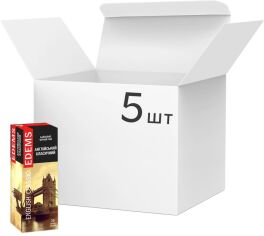 Акція на Упаковка чорного пакетованого чаю Edems Англійський класичний 25 пакетиків х 5 пачок від Rozetka