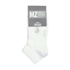 Акція на Шкарпетки чоловічі Modna Zona RT1121-021 Sport короткі, сітка, білі, розмір 39-42 від Eva